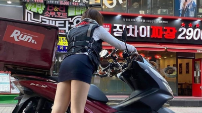 하루 20건 배달하는 라이더녀